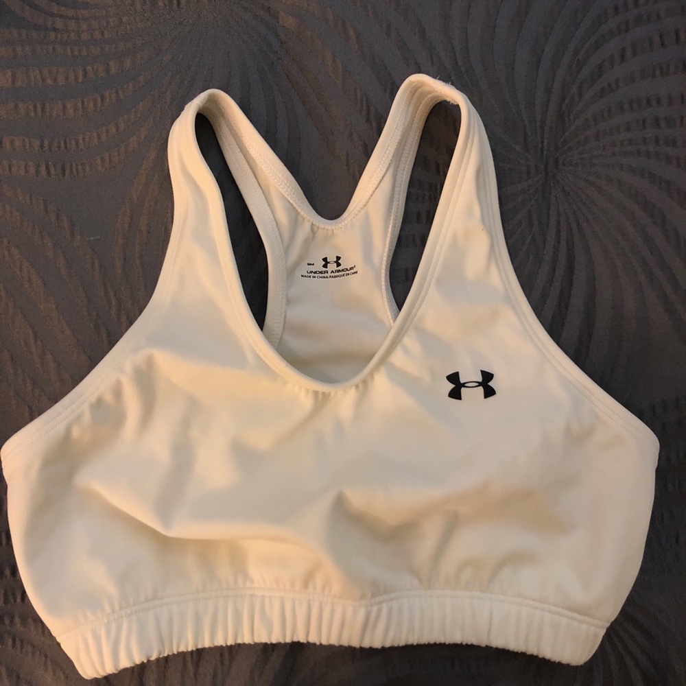 White Under Armour Sports Bra - Small - EUC